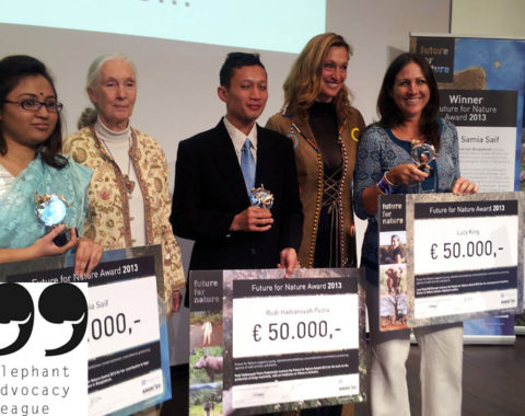 Elephant Advocacy League: Jane Goodall - Lucy King - Future for Nature Award