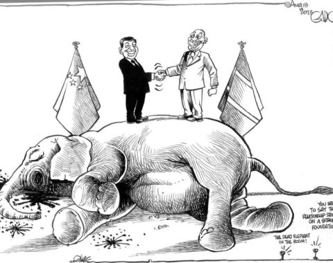 Elephant Action League - Kenyatta visit to China